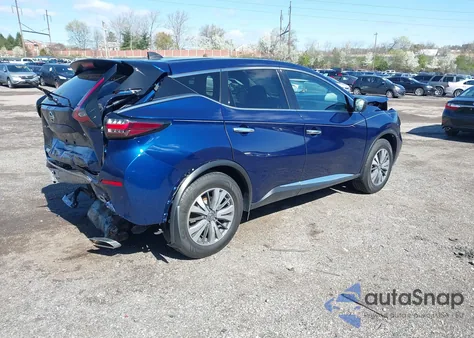 2022 Nissan Murano S Intelligent Awd from USA, damaged, VIN 5N1AZ2AS0NC117407